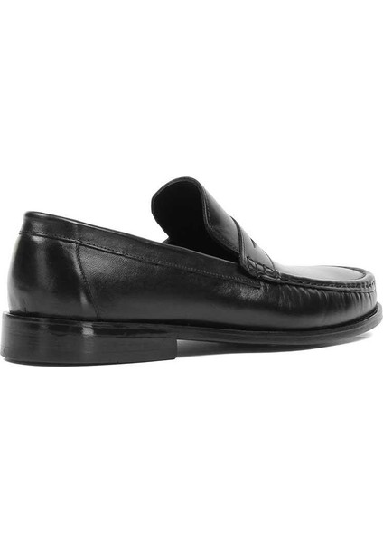 Erkek Siyah Kösele Taban Deri Ayakkabı indirimleri