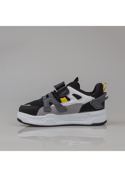 Siyah-Beyaz Kaymaz Taban Çocuk Spor Ayakkabı modelleri