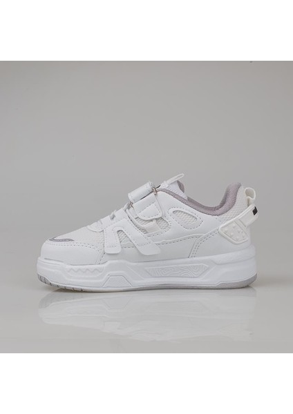 Beyaz Kaymaz Taban Çocuk Spor Ayakkabı modelleri