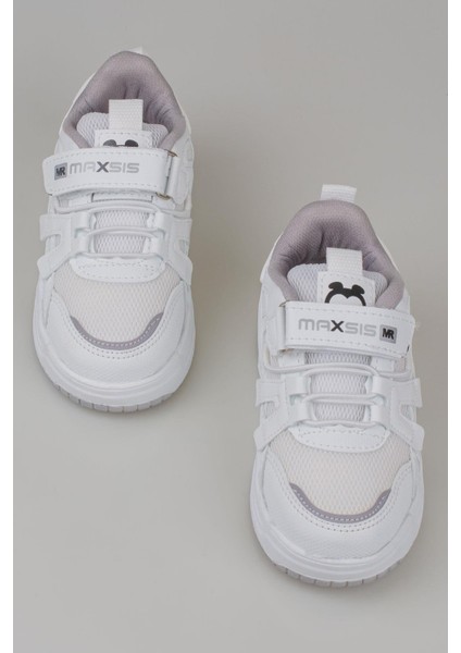 Beyaz Kaymaz Taban Çocuk Spor Ayakkabı fırsatları