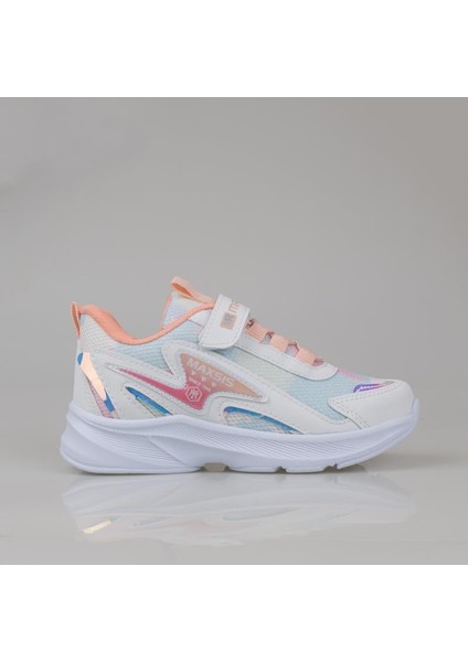 Beyaz Hafif Cırt Cırtlı Fileli Çocuk Spor Ayakkabı fiyatları