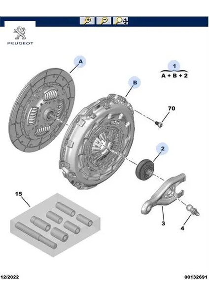 Debriyaj Baski Plaka Boxer Iv/euro6 DW10FU
