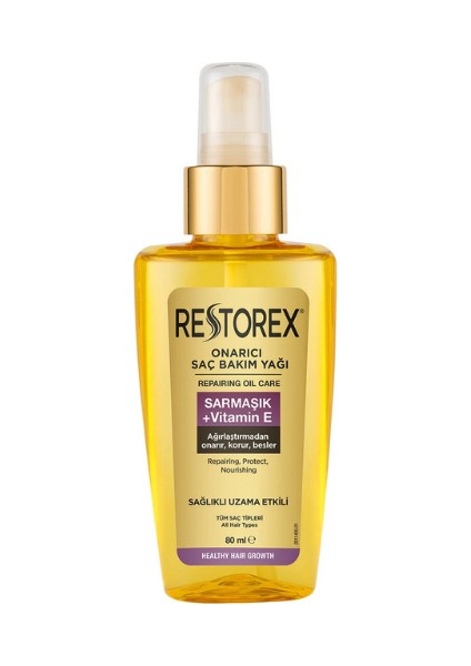 Onarıcı Saç Bakım Yağı Sarmaşık+Vitamin E 80 ml