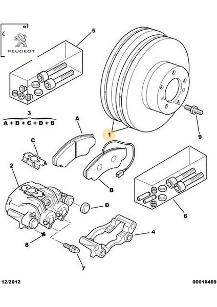 Arka Fren Disk Aynasi Jumper 2.2-3.0 Hdi 04/06->