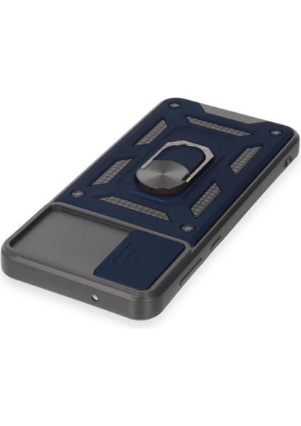 Samsung Galaxy A04E Kılıf Pars Lens Yüzüklü Silikon - Lacivert fırsatları