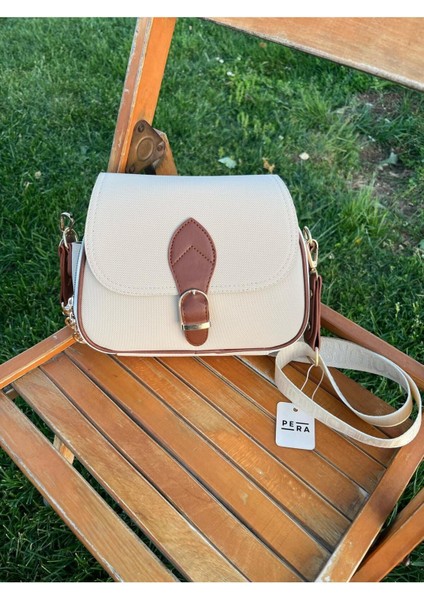 Krem Renkli 3 Bölmeli Kadın Kol ve Omuz Çantası, Şık ve Kullanışlı Tasarım modelleri