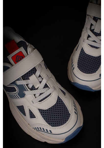 Krem Kalın Kaymaz Taban Hafif Çocuk Sneaker indirimleri
