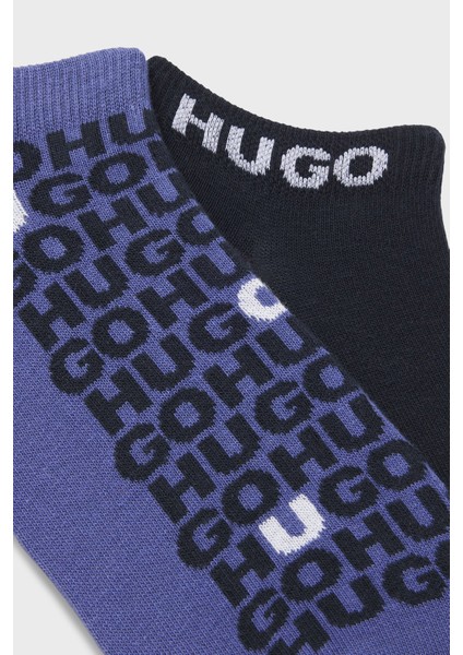 Logolu Streç Pamuklu 2 Pack Çorap Erkek Çorap 50520998 422 fiyatları