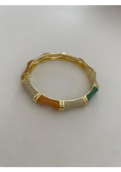 Gold Yeşil Renkli Mineli Bombe Kemik Kelepçe fırsatları