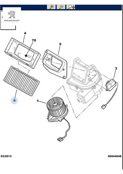 Polen Filtresi 406 1.6/1.8/2.0/2.2 Hdi
