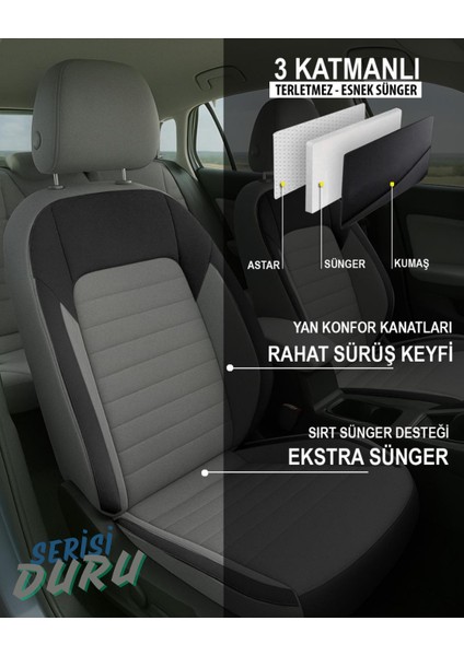 Volvo S70 Uyumlu Duru Serisi Oto Koltuk Kılıfı fiyatları