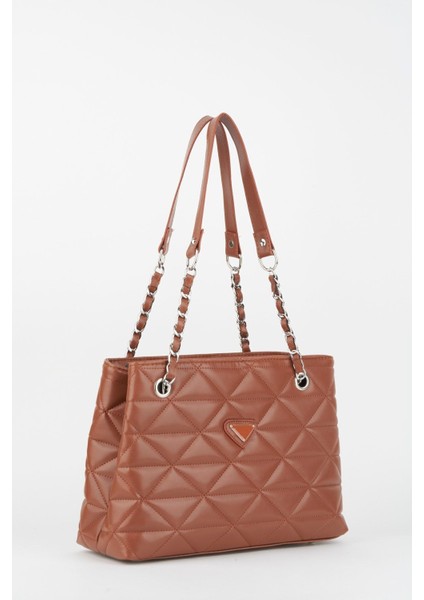 Taba Kapitone 3 Bölmeli Fermuarlı Zincir Askılı Çanta fiyatları