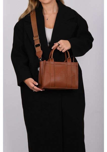 Kadın Siyah Uzun El ve Omuz Askılı Ayarlanabilir Deri Çanta