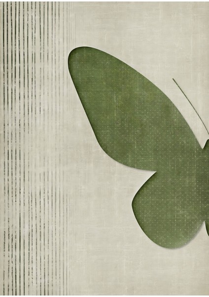 |gri&yeşil Kelebek Modern Kombini |çerçeveli Cam Tablo 2li Dikey fiyatları