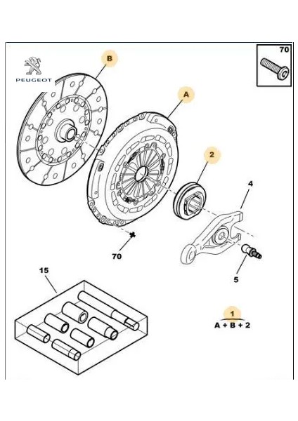 Debriyaj Baski Plaka Boxer 2.2hdi 120BG 06->(Güçlendirilmiş)