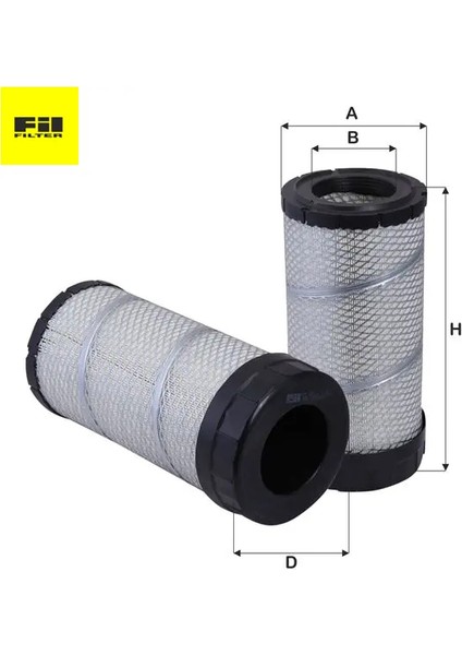 Hava Filtresi Jest Fil Filter 1015053AB Fıat, Iveco HP2695