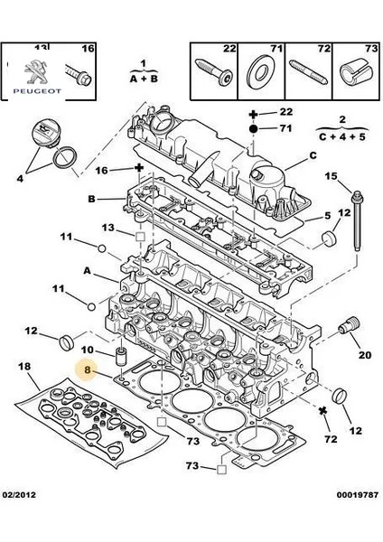 Silindir Kapak Contasi 1.35 Boxer DW12TED