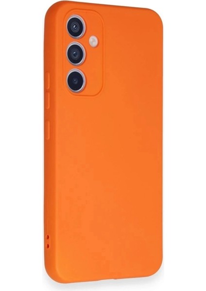 Samsung Galaxy A54 5g Kılıf Nano Içi Kadife Silikon - Turuncu fiyatları