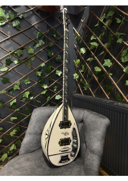 Nacerman Manyetik Profesyonel Beyaz Elektro Bağlama(Soft Case Dahil) fiyatları