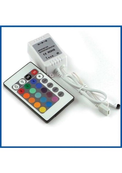 5 mt Rgb LED Şerit Işık, 20 Fonksiyon Uzaktan Kumandalı, Oyun ve Dekorasyon Için