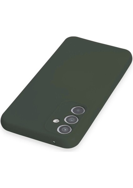 Samsung Galaxy A54 5g Kılıf Nano Içi Kadife Silikon - Koyu Yeşil modelleri