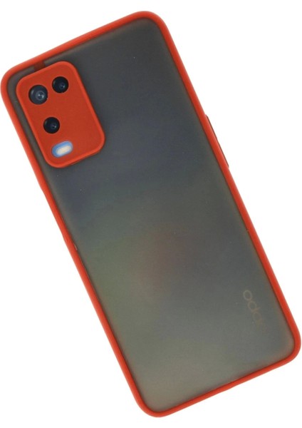 Oppo A54 4g Kılıf Montreal Silikon Kapak - Kırmızı fiyatları