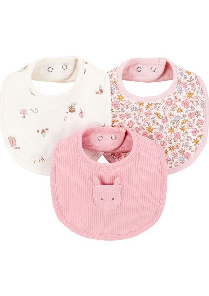 Kız Bebek Pembe Önlük Set