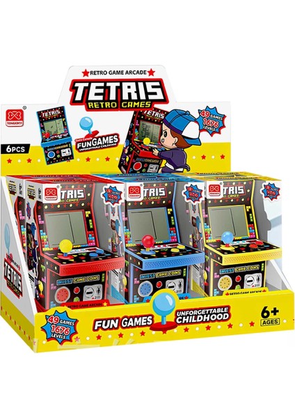 Nostaljik Mini Tetris Oyun KONSOLU XY9029A indirimleri