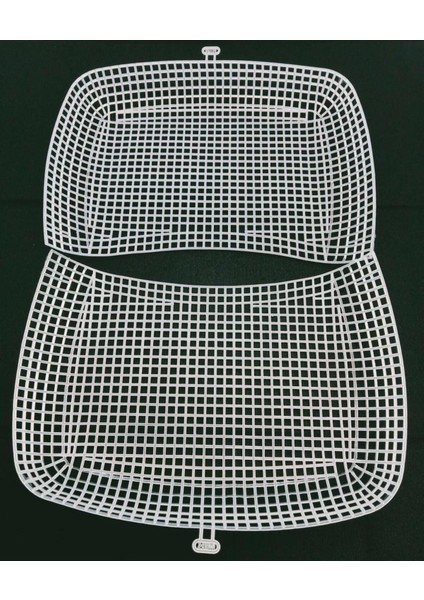 3D Beyaz Plastik Kanvas Çanta Aksesuarı, Şık ve Kullanışlı Tasarım.