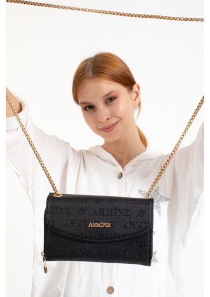 Şık Siyah Lazer Kadın Omuz Çantası, Abiye ve Çapraz Kullanım Için. fırsatları