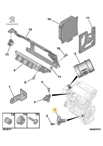 Volant Sensörü Peugeot 1920.SQ 1920.SQ