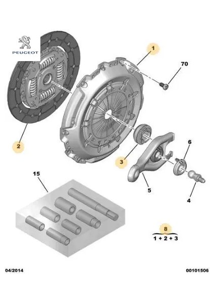 Debriyaj Baski Plaka 207-307-PARTNER 1.6hdi 100