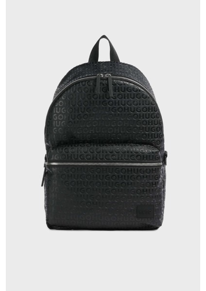 Jakarlı Logo Baskılı Ayarlanabilir Çift Askılı Sırt Çantası Erkek Sırt Çantası 50547252 001