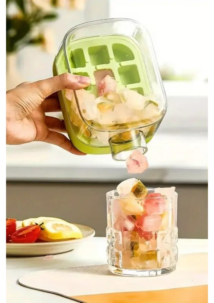 Yeni Nesil Pipetli Buz Kalıbı Matara Retro Buz Kalıbı Su Şişesi Kapaklı Taşınabilir Buz Küpü 500ML fiyatları