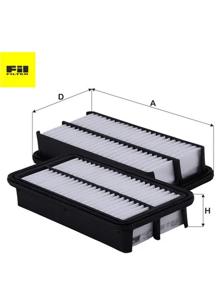 Hava Filtresi Getz 1.5 Crdi Fil Filter 281131C500/ C2519/ A1172 Hyundaı HP5046