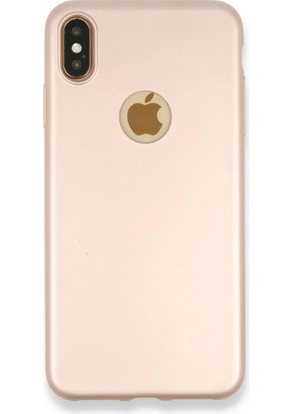 iPhone Xs Max Kılıf First Silikon - Rose Gold