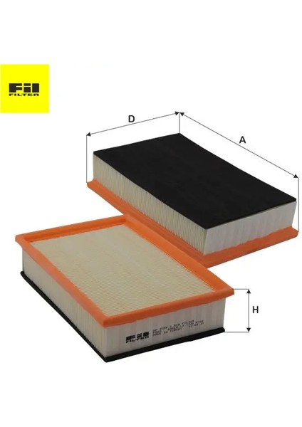 Hava Filtresi Transit 2.2tdi Fil Filter 6C169601A1A/ 1383905/ Ford HP2028A