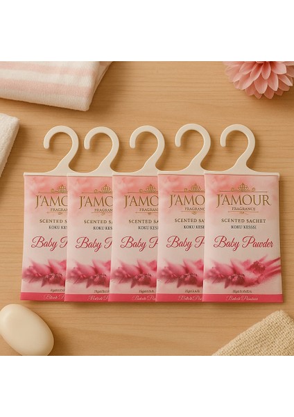 Baby Powder (Bebek Pudrası) Askılı Dolap & Çekmece Kokusu 5'li Paket fiyatları