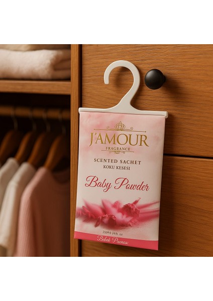 Baby Powder (Bebek Pudrası) Askılı Dolap & Çekmece Kokusu 5'li Paket modelleri