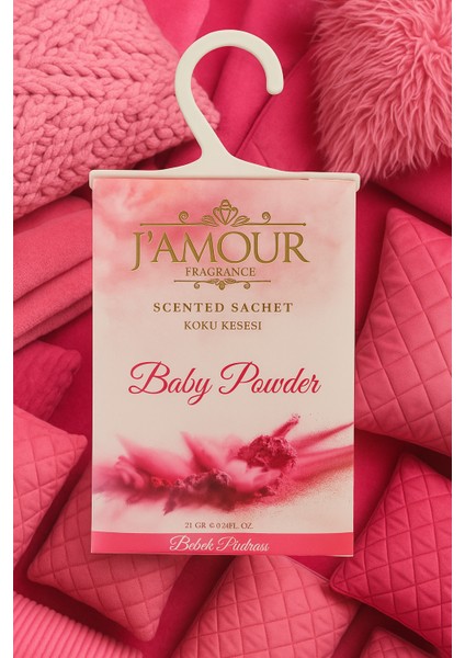 Baby Powder (Bebek Pudrası) Askılı Dolap & Çekmece Kokusu 5'li Paket fırsatları