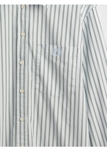 Kadın Mavi Organik Pamuk Poplin Big Gömlek modelleri