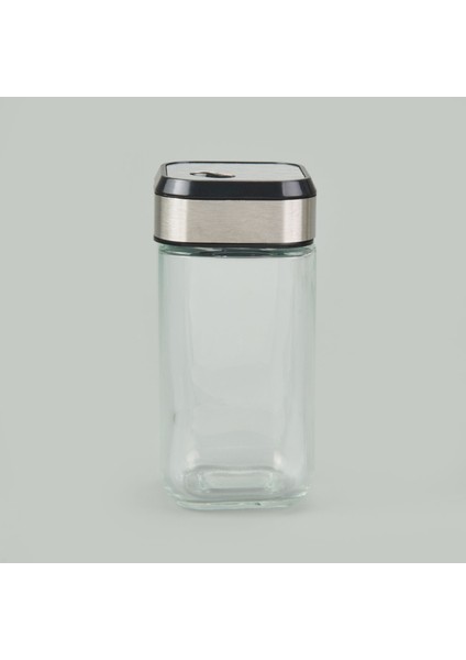 Döner Stantlı 6'lı Baharatlık - Şeffaf / Siyah - 100 ml modelleri
