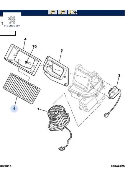 Polen Filtresi 406 1.8/2.0/2.2 HDI/AHC102/PEUGEOT
