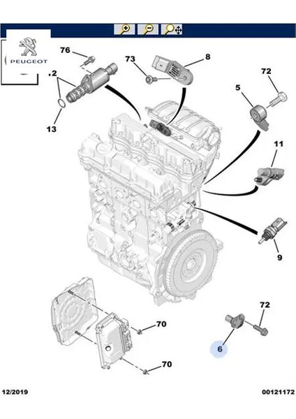 Volant Devir Sensörü Partner Hdi 406 607