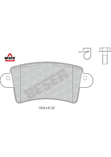Arka Fren Balatasi Master Ii -Movano 01-10