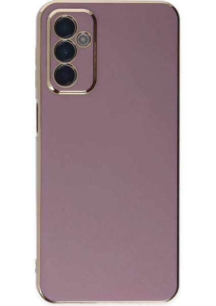 Samsung Galaxy M23 Kılıf Volet Silikon - Mor