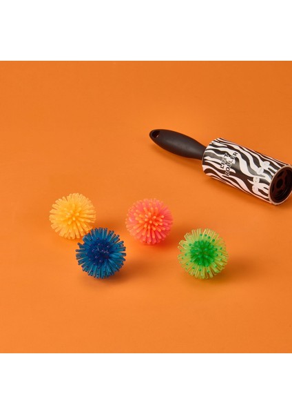 4'lü Kedi Topu Oyuncak - Renkli - 12X5X18 cm fiyatları