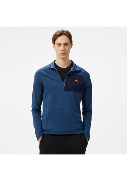 Tampo Iı Half Zip Uzun Kollu Erkek Mavi ÜST.904