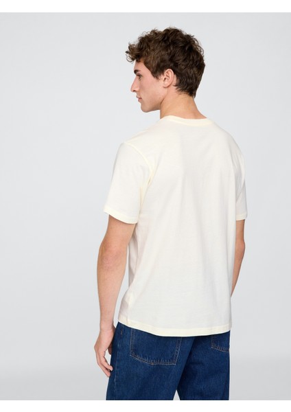 Erkek Krem The Doors Relaxed Grafik T-Shirt indirimleri