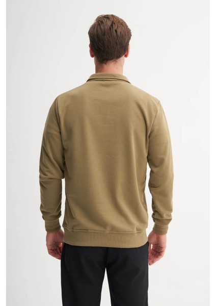 Yeşil Erkek Sweatshirt 53470 modelleri